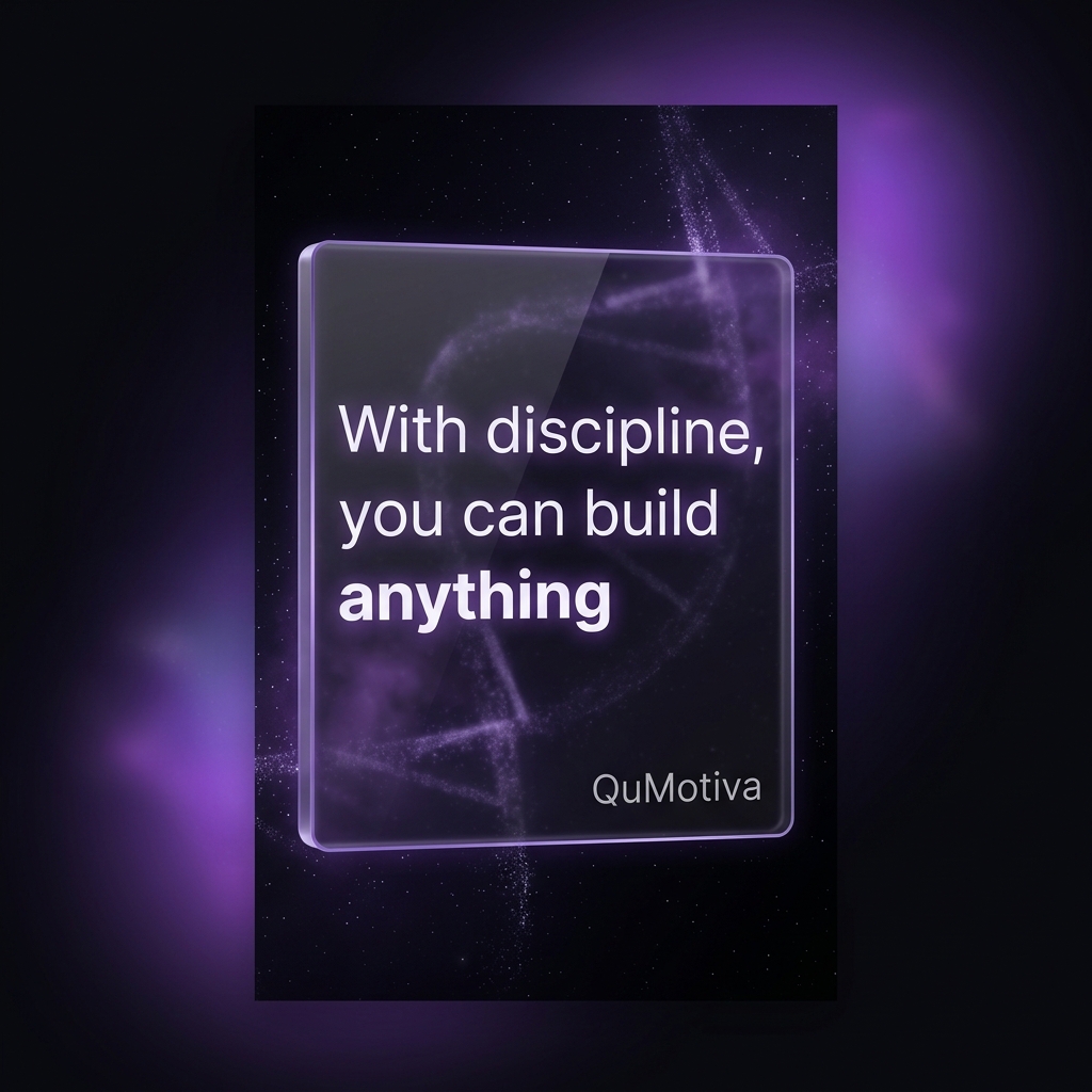 With discipline, you can build anything - eBook Cover